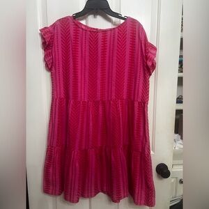 LOFT outlet Vibrant Pink Dress